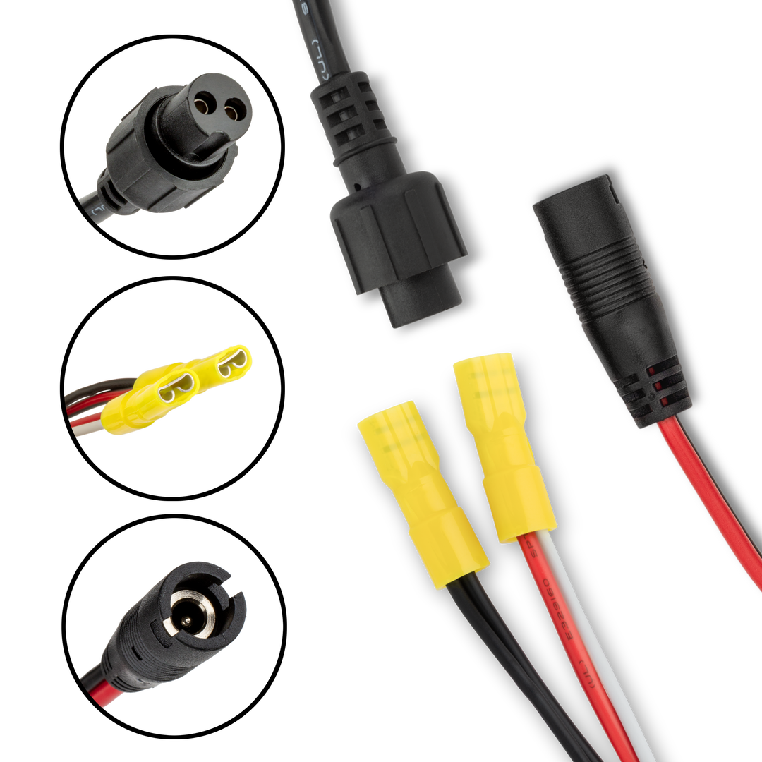 Power Cord with Quick Charge Jack for ALL FLX Flashers