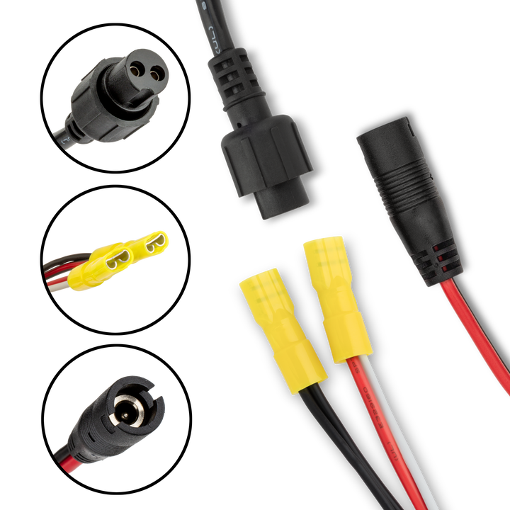 Power Cord with Quick Charge Jack for ALL FLX Flashers