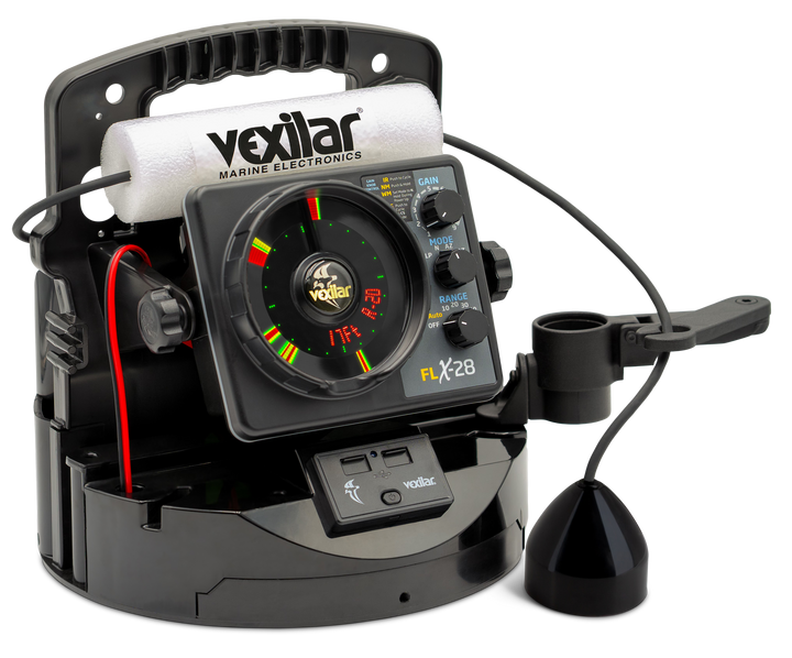 FLX-28 Pro Pack Elite w/ ProView Ice-Ducer and Vexilar Lithium Battery