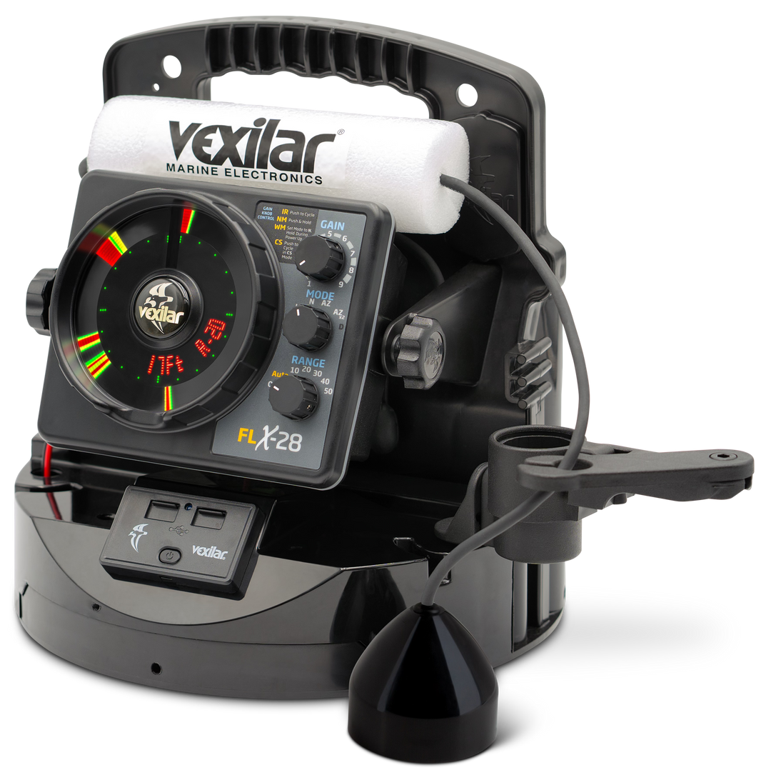 FLX-28 Pro Pack Elite w/ ProView Ice-Ducer and Vexilar Lithium Battery