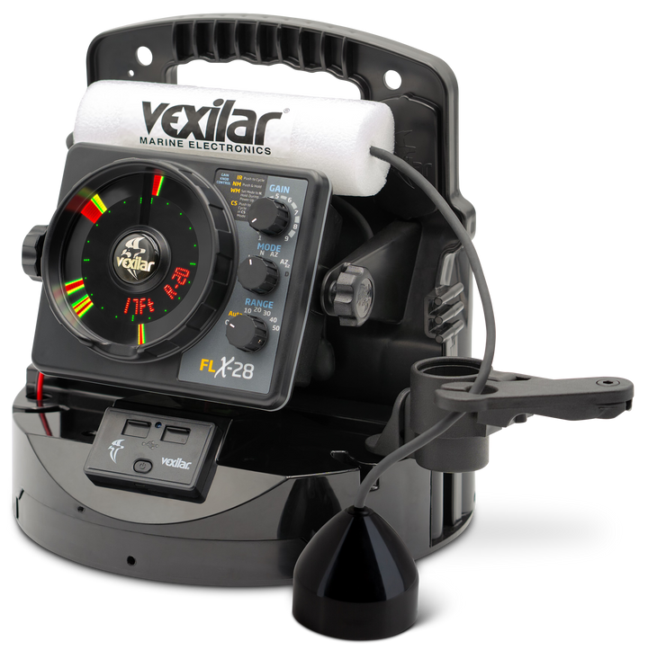 Reconditioned FLX-28 Pro Pack Elite w/ ProView Ice-Ducer and Vexilar Lithium Battery