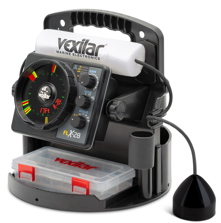 FLX-28 ProPack II w/ ProView Ice-Ducer and Vexilar Lithium Battery