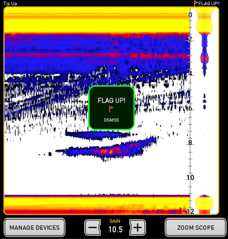 Sidekick Wi-Fi Sonar w/ 12° Ice-Ducer &amp; Float