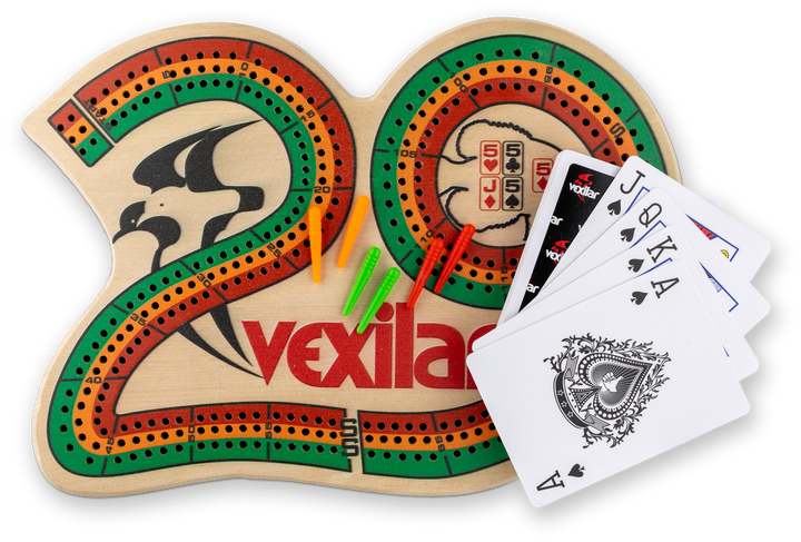 Vexilar Sticker Vexilar Cribbage Board